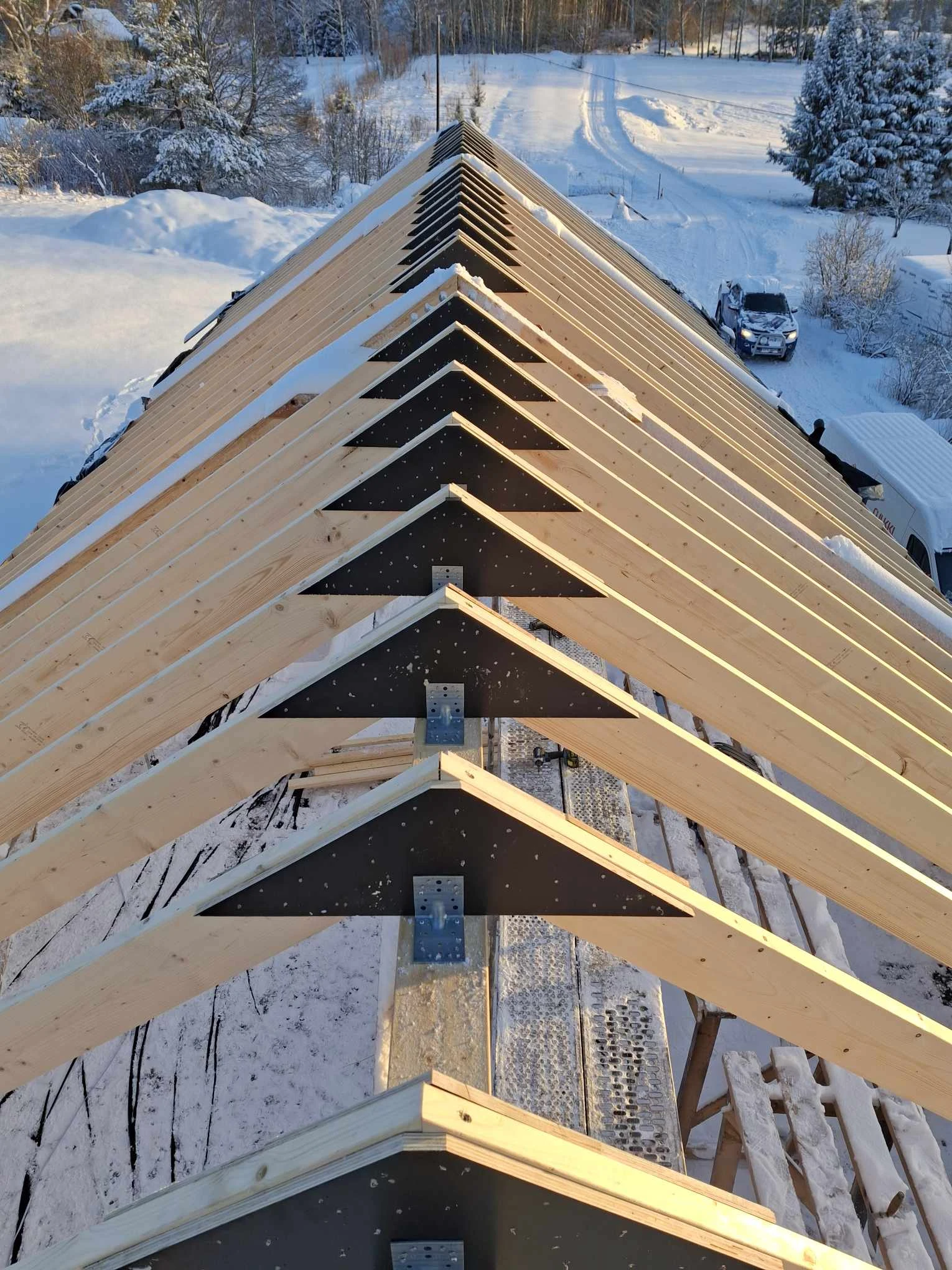 Puidutööd katuse jaoks